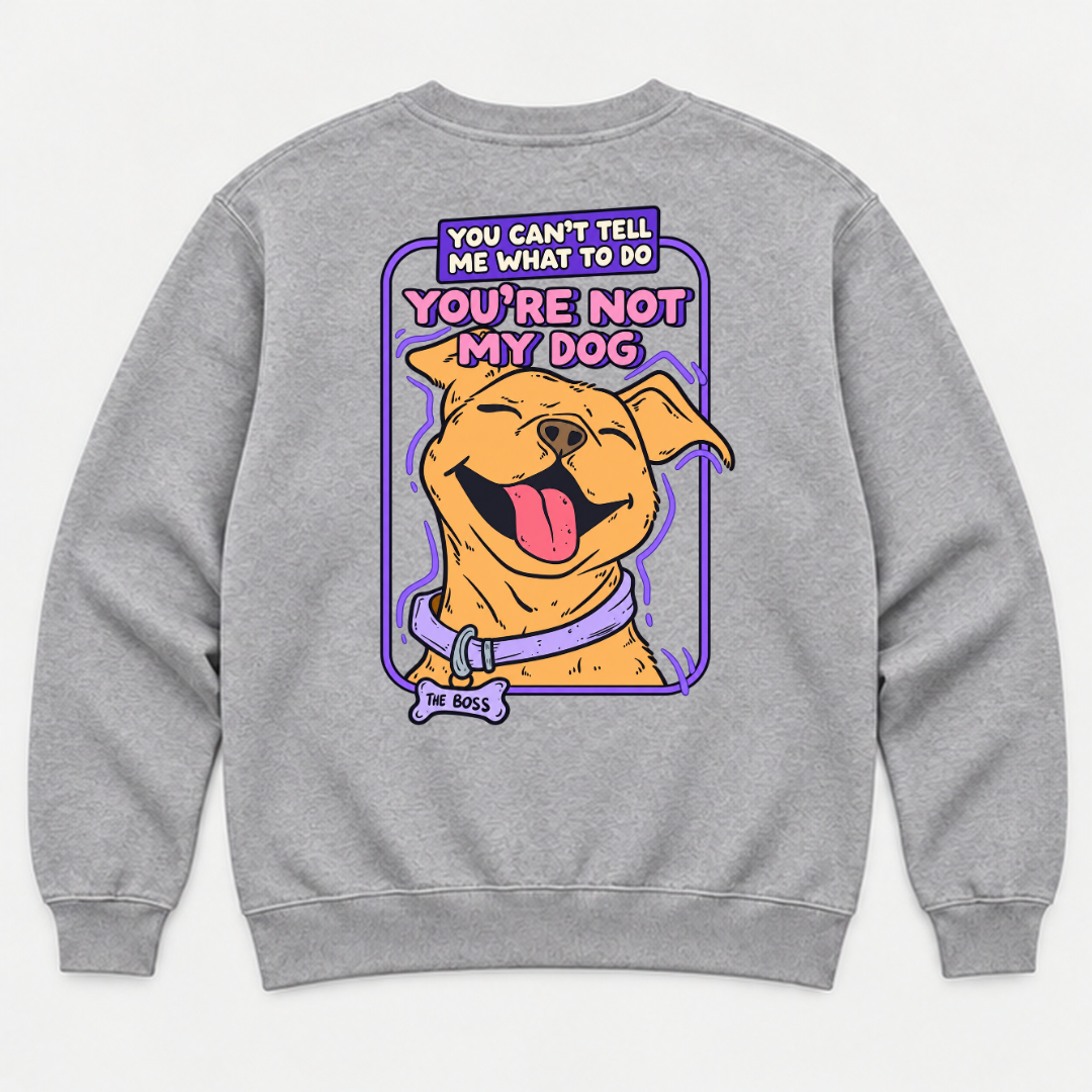You’re Not My Dog Funny Dog Graphic Washed T-Shirt, Hoodie & Sweatshirt