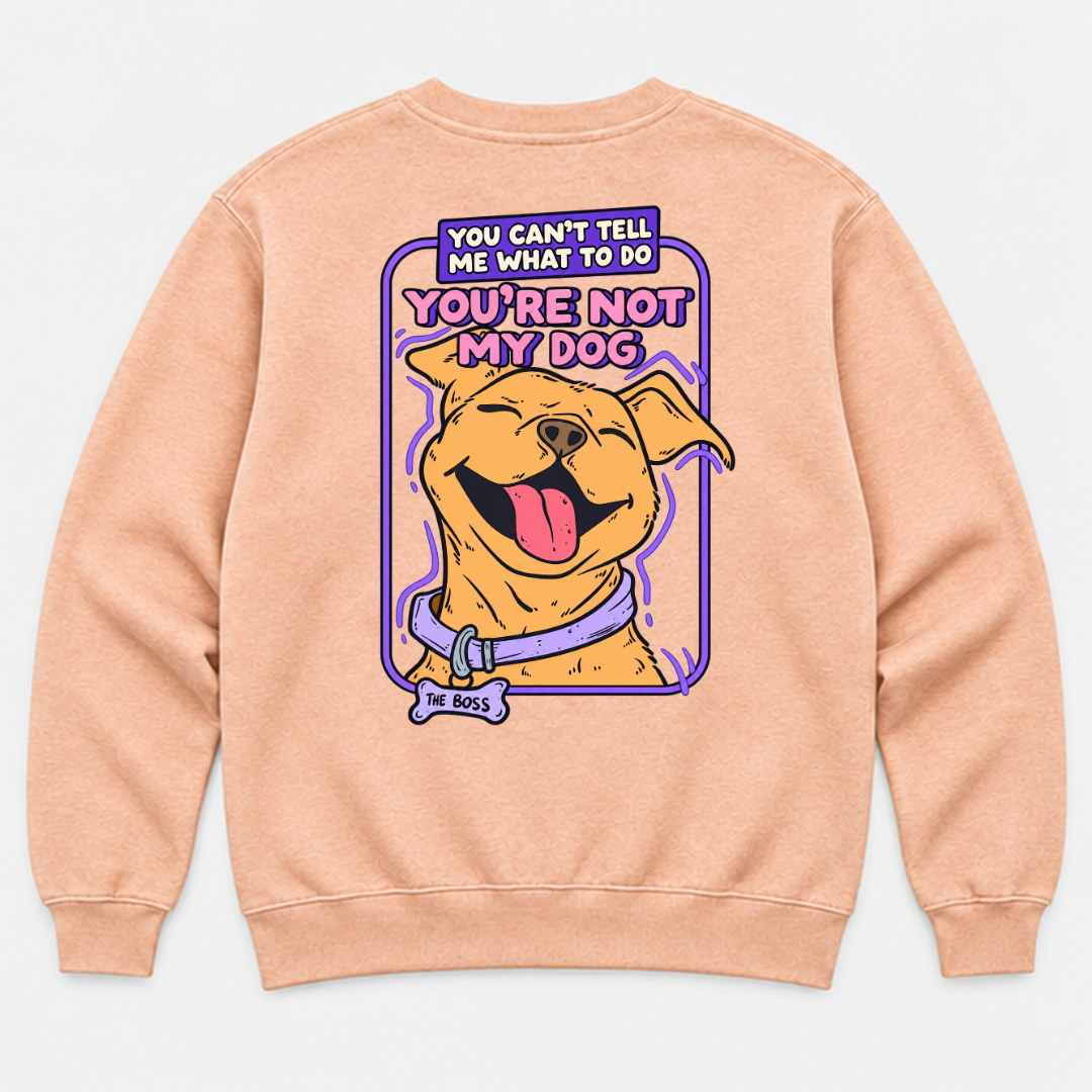 You’re Not My Dog Funny Dog Graphic Washed T-Shirt, Hoodie & Sweatshirt