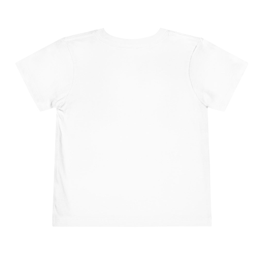 Your Little Magic toddler tee, White: back view, blank