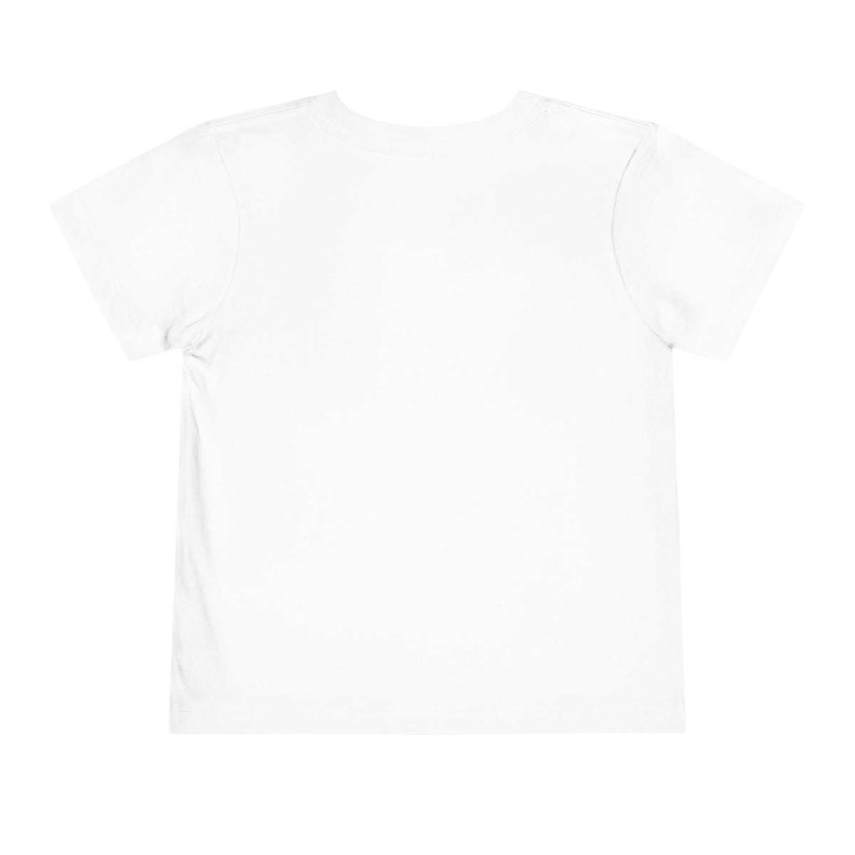 Your Little Magic toddler tee, White: back view, blank