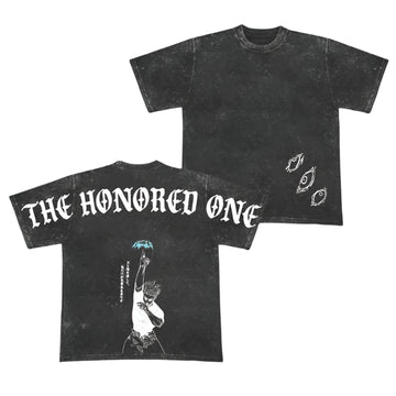 The Honored One Gojo JJK Acid Wash Black Vintage JJK1 TTT