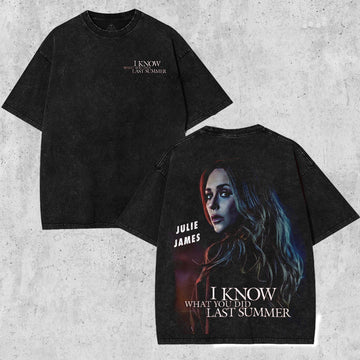 Julie James: I Know What You Did Last Summer 2025 V1 Washed T-Shirt HHV