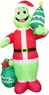 8FT Christmas Santa Claus Inflatable Yard Decoration