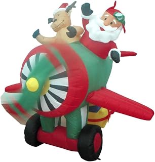 6 FT Christmas Santa Claus Inflatable Yard Decoration