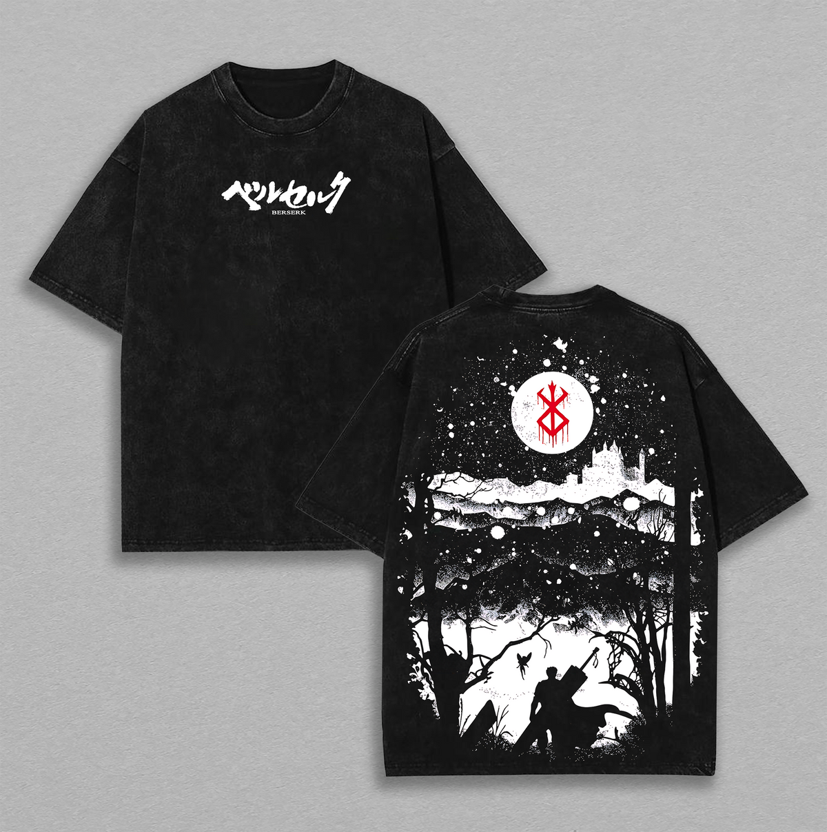 Guts x Berserk Winter Anime Clothing Double Printed