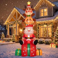 8 FT Christmas Santa Claus Inflatable Yard Decoration