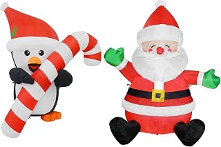 5 FT Christmas Penguin Inflatable Yard Decoration