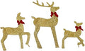 Christmas Reindeer Family Yard Decoration 3 Piece