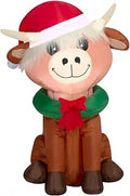 4 Ft Christmas Santa Claus Inflatable Yard Decoration