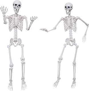 5.4Ft Halloween Skeleton Yard Decoration 2Pack