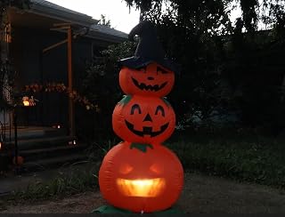 6 Ft Holiday Pumpkin Inflatable Yard Decoration