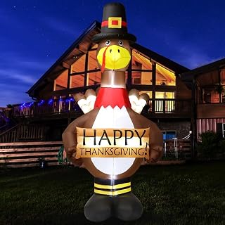 12FT Fall Turkey Inflatable Yard Decoration