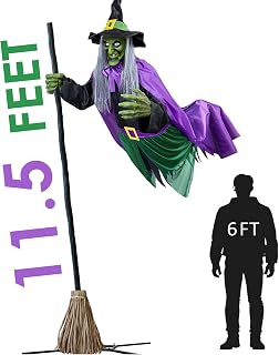 11.5 Ft Halloween Witch Yard Decoration