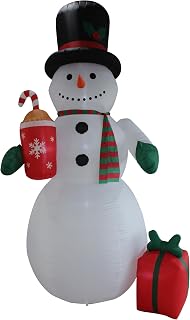 12 FT Christmas Snowman Inflatable Yard Decoration