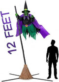 12 Ft Holiday Witch Yard Decoration