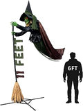 11ft Halloween Witch Yard Decoration