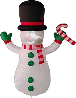 Holiday Snowman Inflatable Yard Decoration