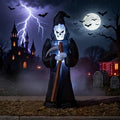 8FT Halloween Ghost Inflatable Yard Decoration