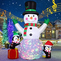 8.3 FT Christmas Snowman Inflatable Yard Decoration