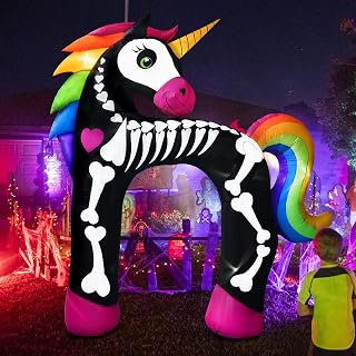 11FT Halloween Skeleton Inflatable Yard Decoration