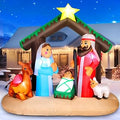 7FT Christmas Nativity Scene Inflatable Yard Decoration