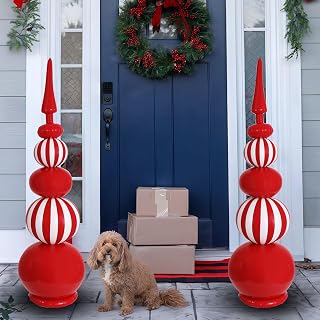 4.3Ft Christmas Yard Decoration 2 Pcs