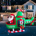 6.5FT Christmas Santa Claus Inflatable Yard Decoration