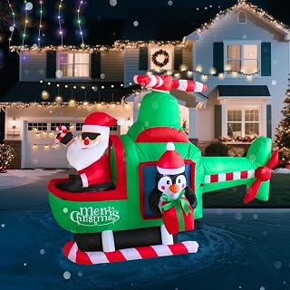 6.5FT Christmas Santa Claus Inflatable Yard Decoration