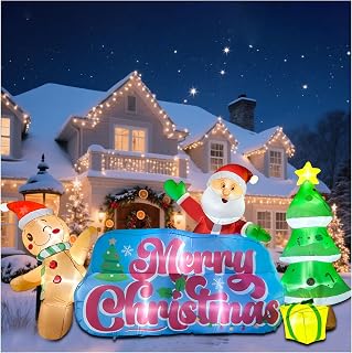 9.2 FT Christmas Santa Claus Inflatable Yard Decoration