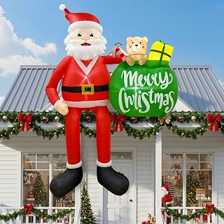 8FT Christmas Santa Claus Inflatable Yard Decoration