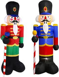 8ft Christmas Nutcracker Inflatable Yard Decoration