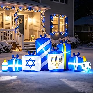 8FT Holiday Gift Box Inflatable Yard Decoration