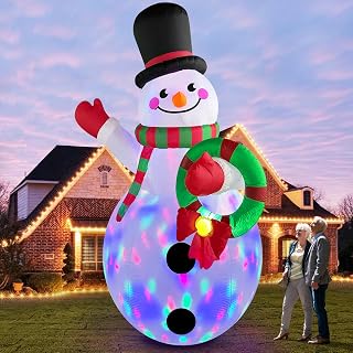 12 FT Christmas Snowman Inflatable Yard Decoration