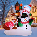6 FT Christmas Snowman Inflatable Yard Decoration