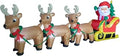 8 FT Christmas Reindeer Inflatable Yard Decoration