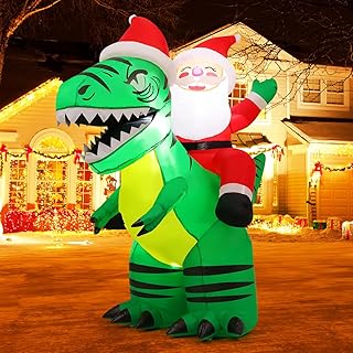 6 FT Christmas Santa Claus Inflatable Yard Decoration