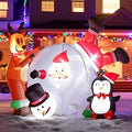 6FT Holiday Santa Claus Inflatable Yard Decoration