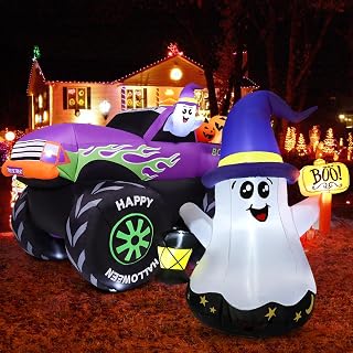 5FT Halloween Ghost Inflatable Yard Decoration