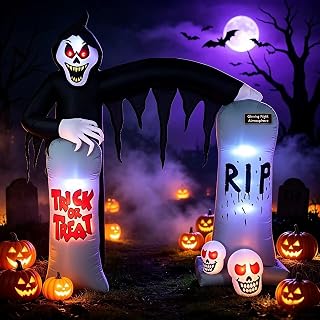 9 FT Halloween Archway Inflatable Yard Decoration