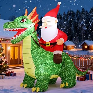 7.2 FT Christmas Santa Claus Inflatable Yard Decoration