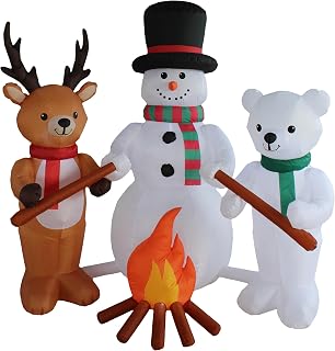 6 FT Christmas Reindeer Inflatable Yard Decoration