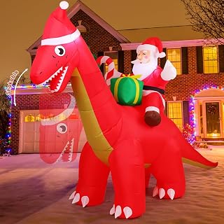 8FT Christmas Santa Claus Inflatable Yard Decoration