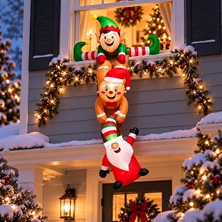 8 FT Christmas Reindeer Inflatable Yard Decoration