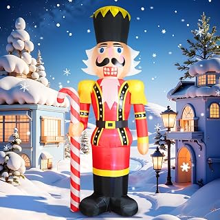 12FT Christmas Nutcracker Inflatable Yard Decoration
