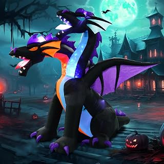 7FT Halloween Dragon Inflatable Yard Decoration