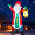 10 FT Christmas Santa Claus Inflatable Yard Decoration