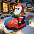 8 FT Christmas Santa Claus Inflatable Yard Decoration