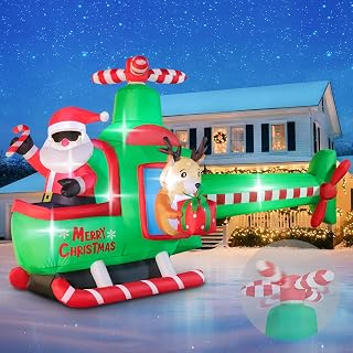 8.5 FT Christmas Reindeer Inflatable Yard Decoration