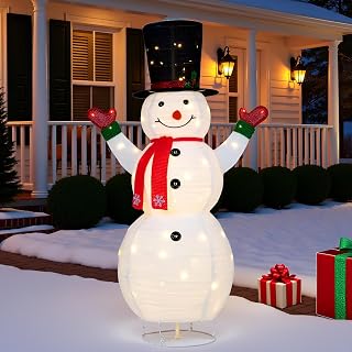 Christmas Snowman Yard Decoration
