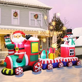 8 FT Christmas Snowman Inflatable Yard Decoration